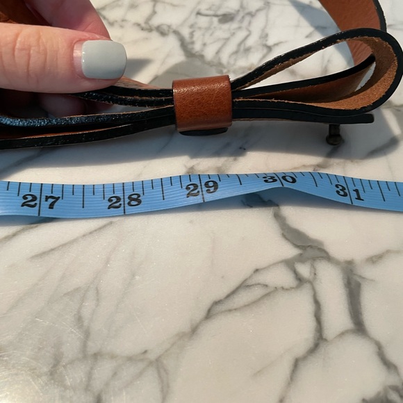 Italian Leather Bow Belt - Picture 5 of 5